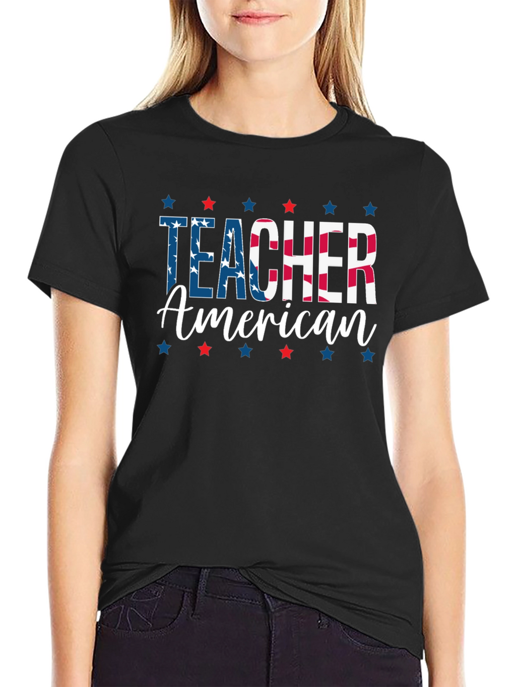 American Teacher Patriotic T-Shirt