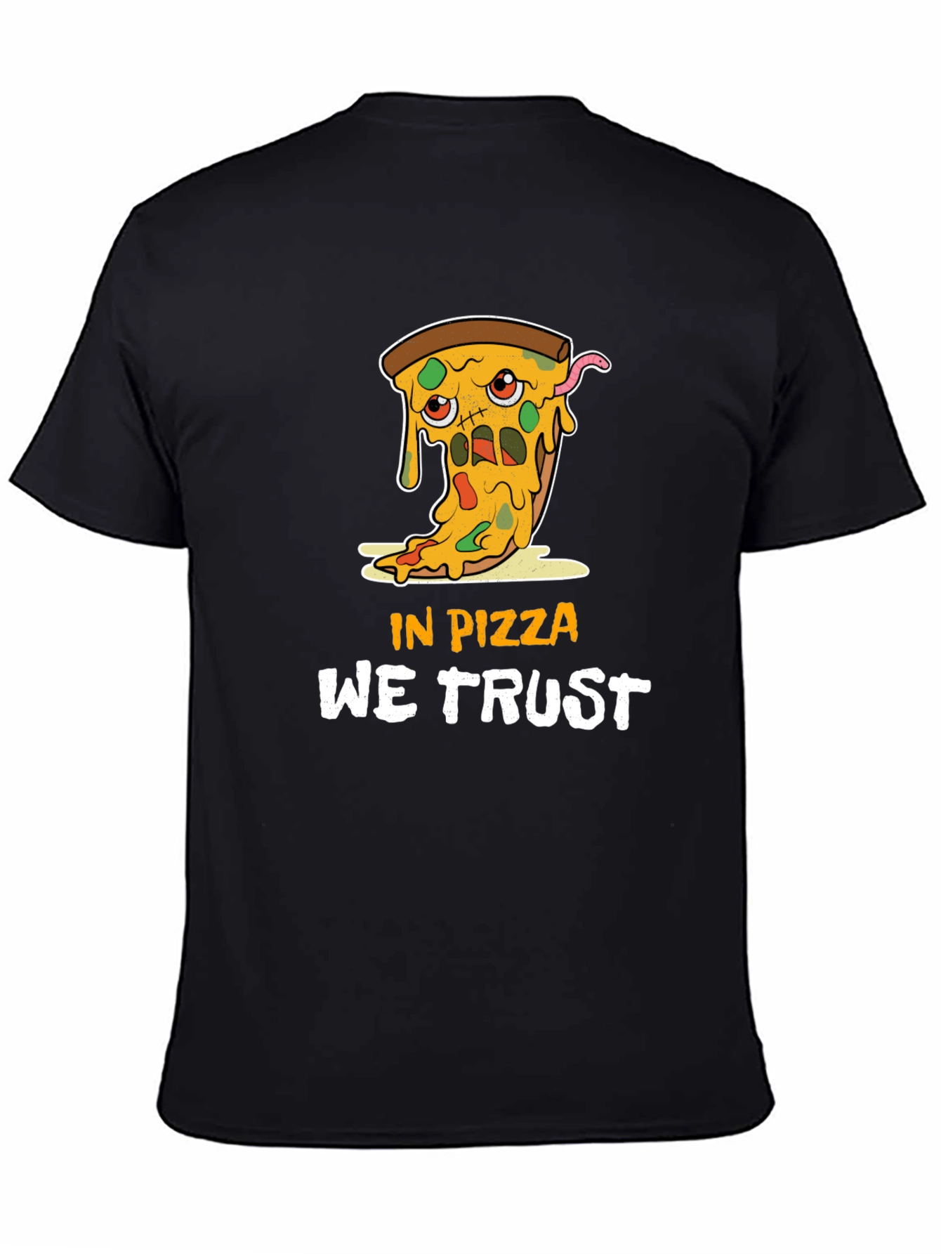 In Pizza We Trust Graphic Tee - Funny Foodie T-Shirt