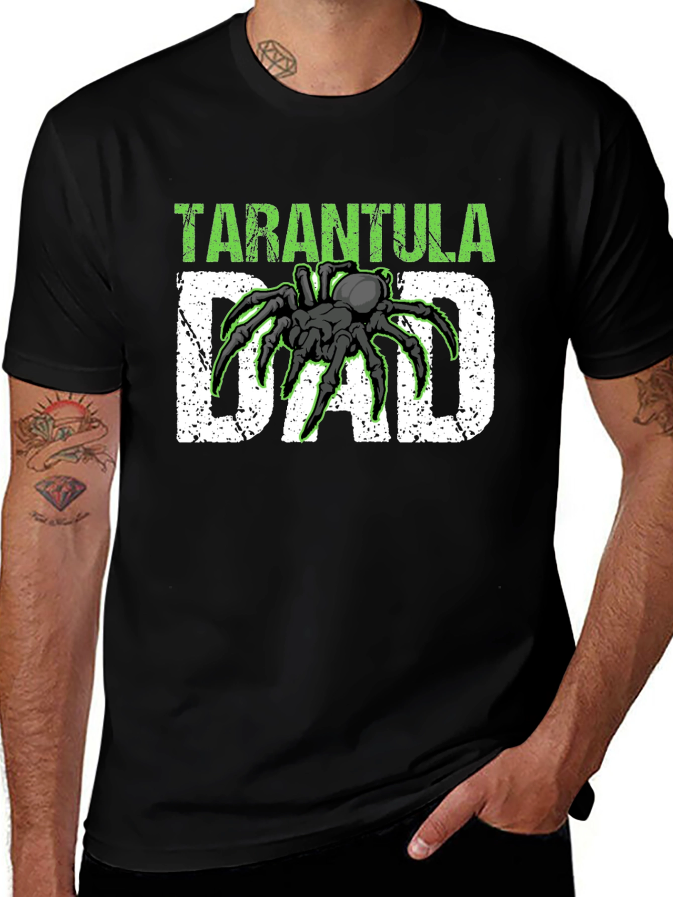 Tarantula Dad Graphic T-Shirt - Perfect for Spider Lovers!