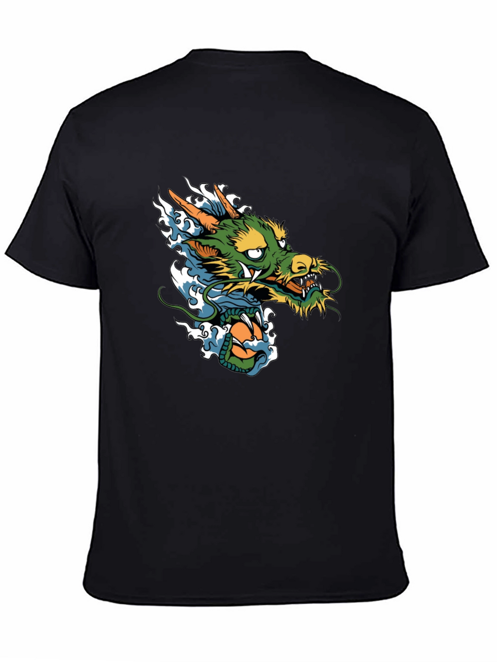 Dragon Graphic T-Shirt - Black