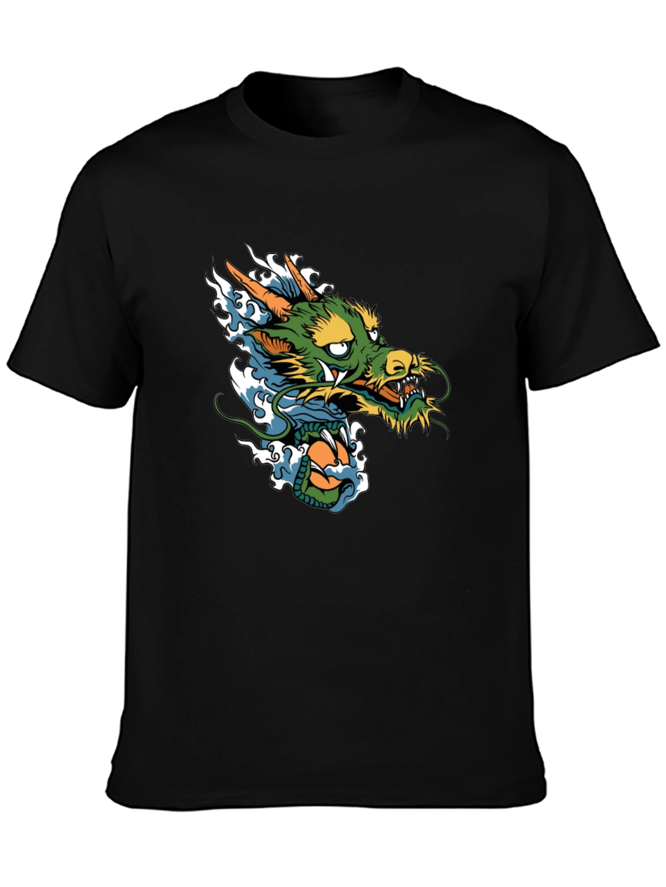 Dragon Graphic T-Shirt - Black