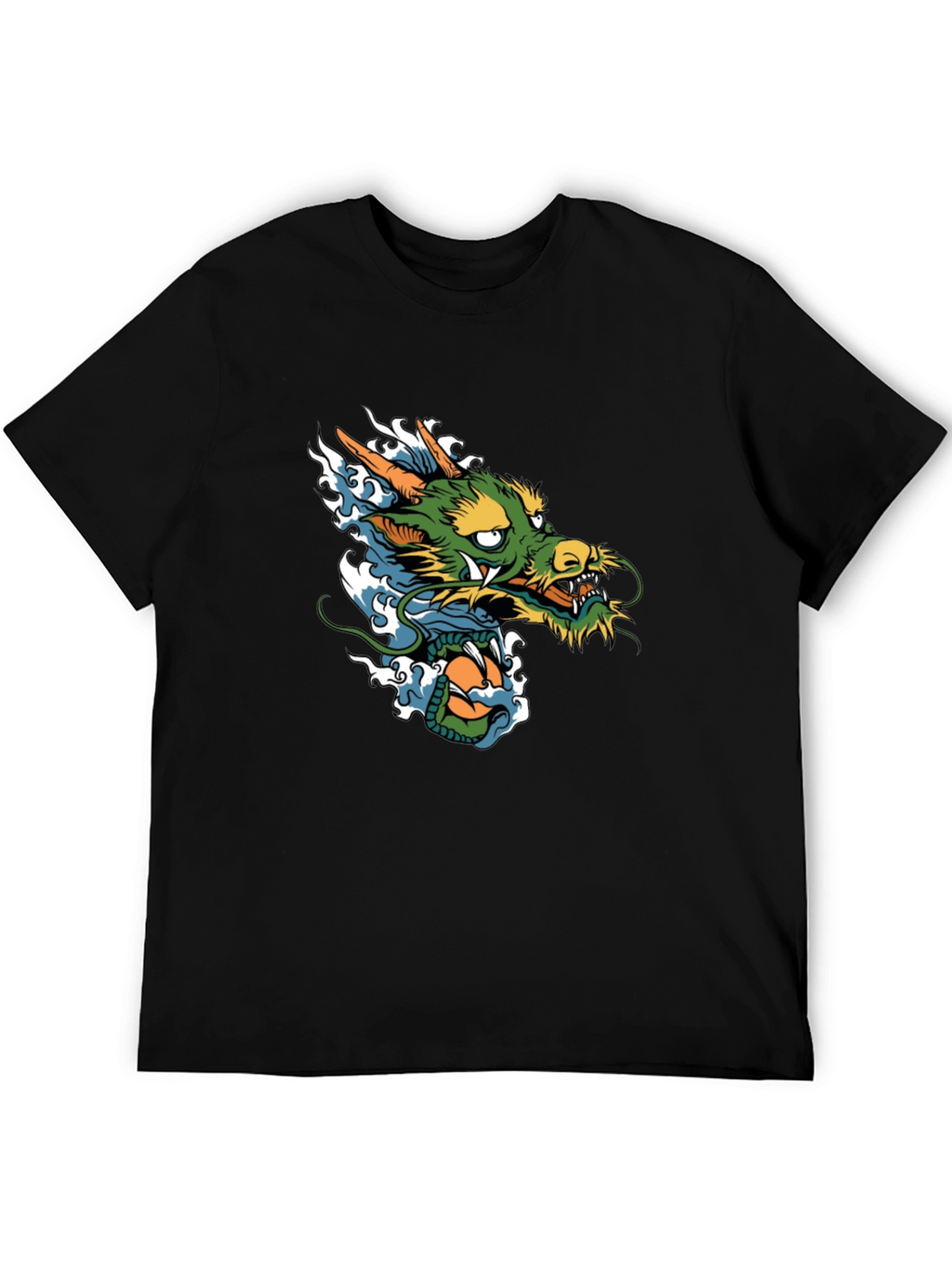 Dragon Graphic T-Shirt - Black