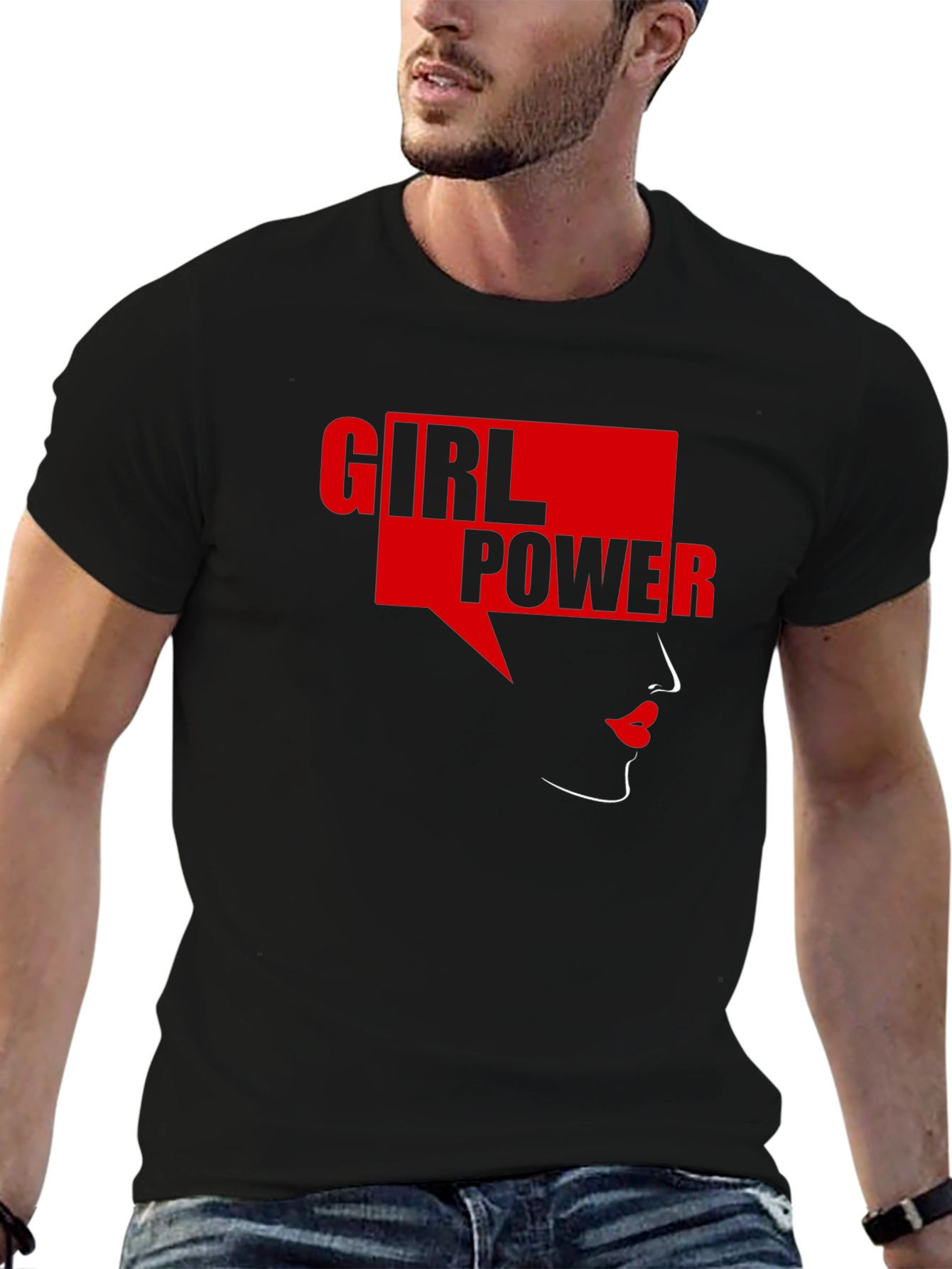 Girl Power Graphic Tee - Empowering Womens T-Shirt