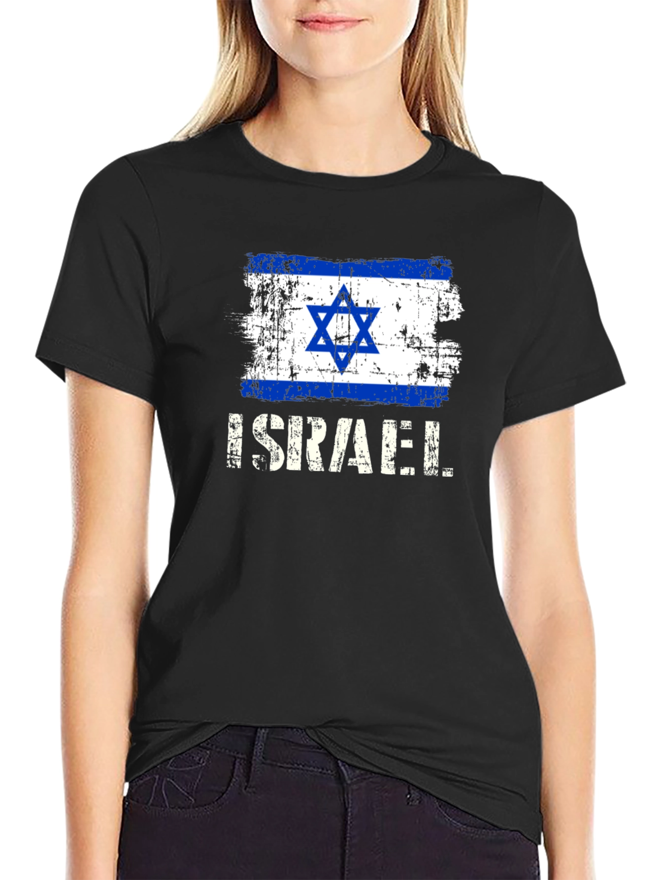 Distressed Israel Flag T-Shirt