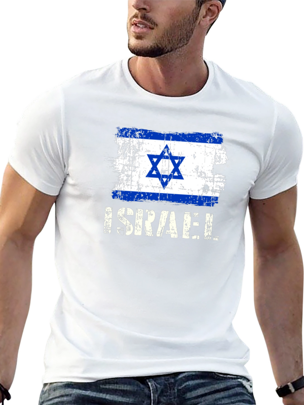 Distressed Israel Flag T-Shirt