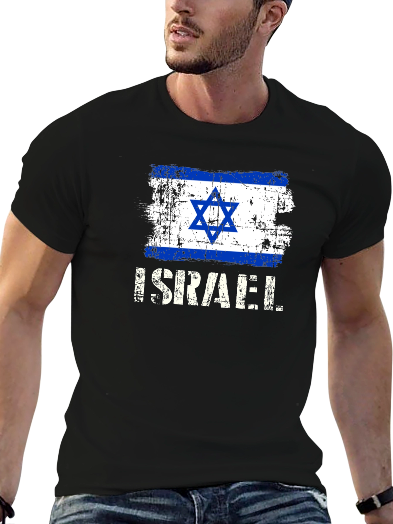 Distressed Israel Flag T-Shirt