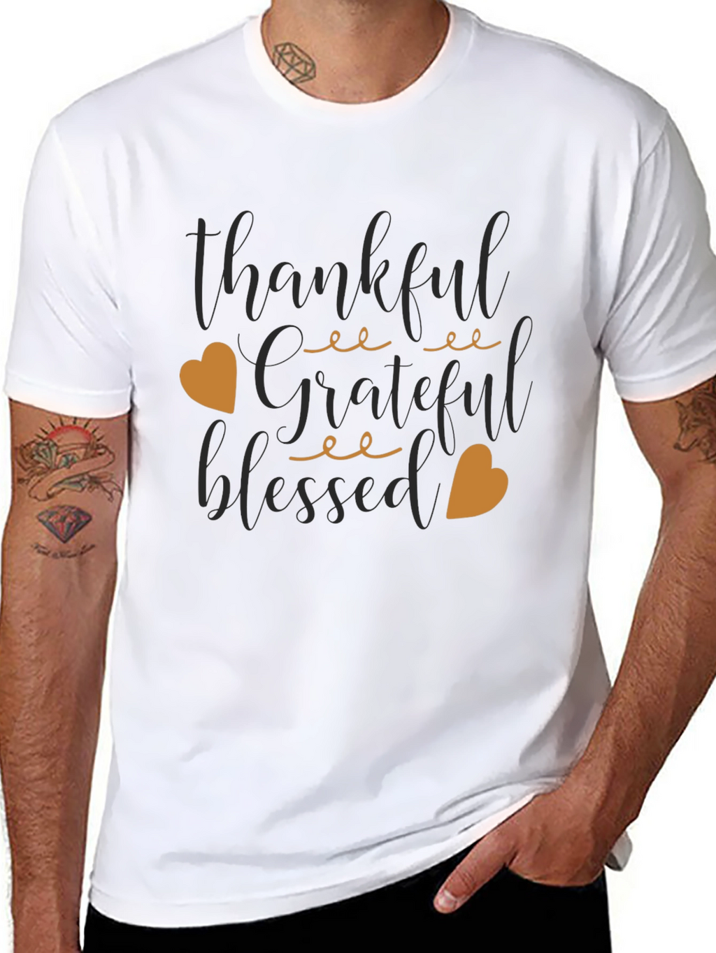 Thankful Grateful Blessed T-Shirt