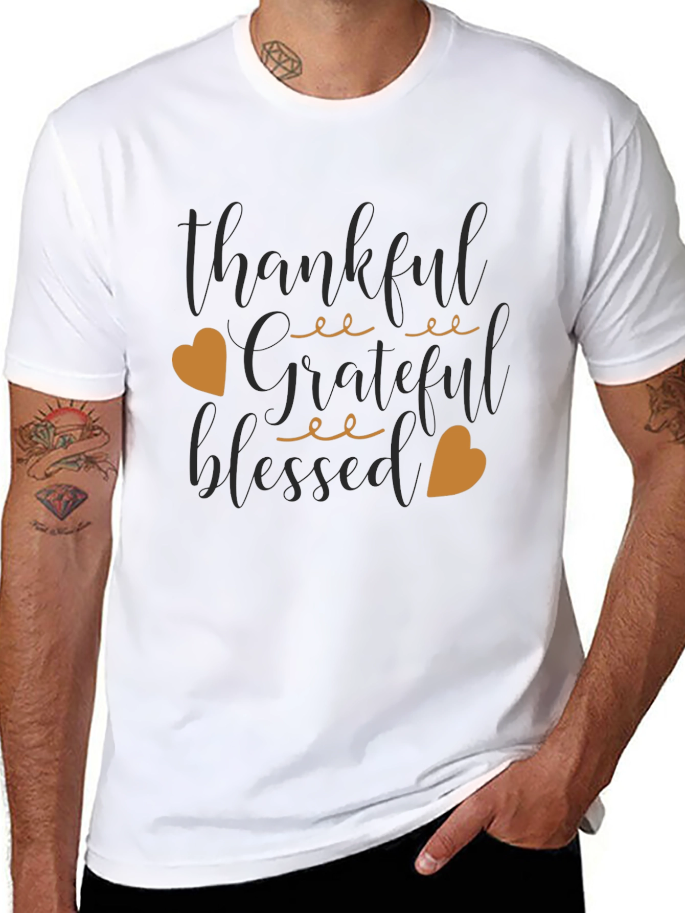 Thankful Grateful Blessed T-Shirt