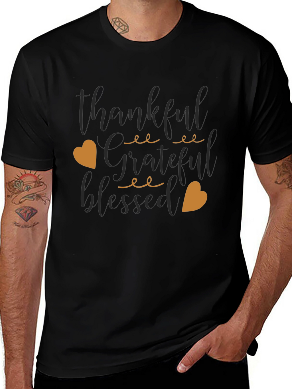 Thankful Grateful Blessed T-Shirt