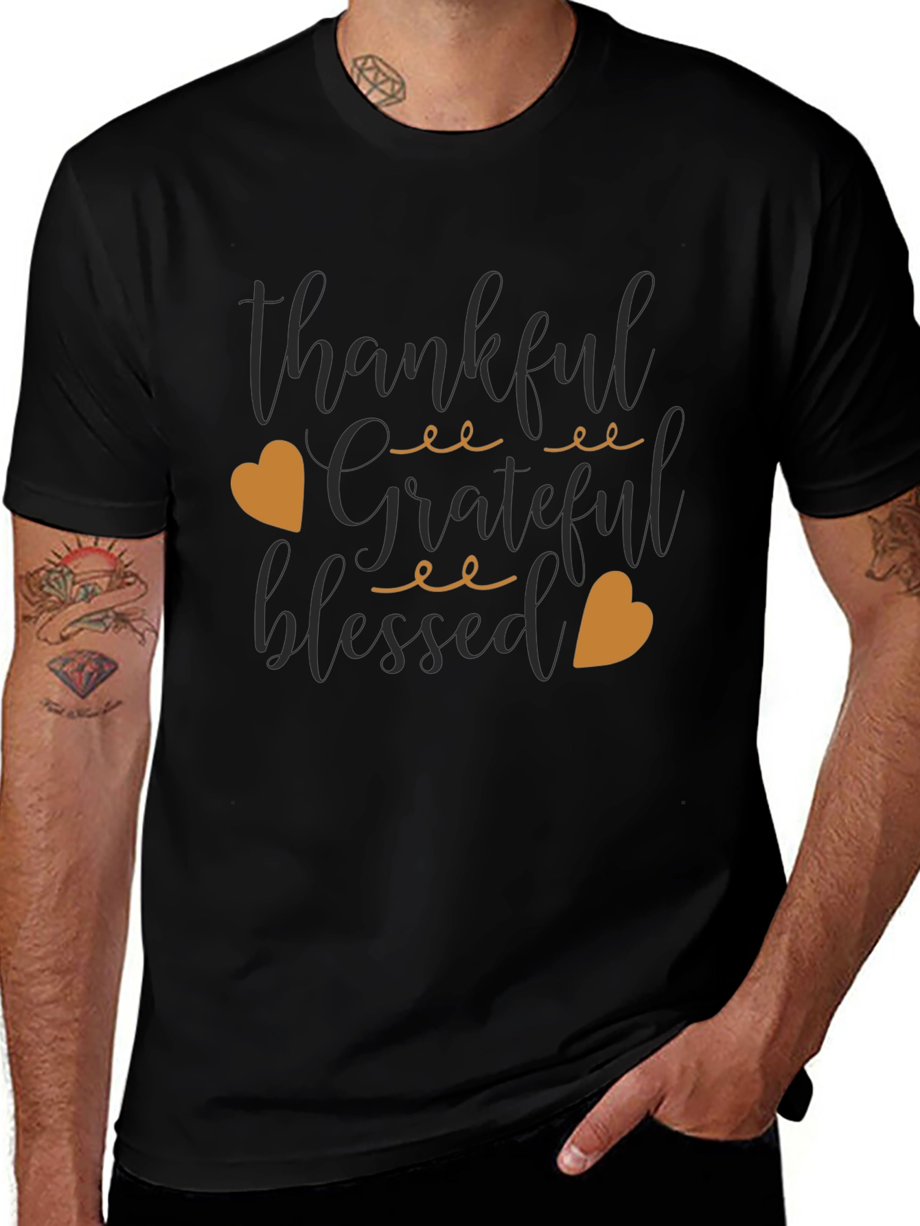 Thankful Grateful Blessed T-Shirt