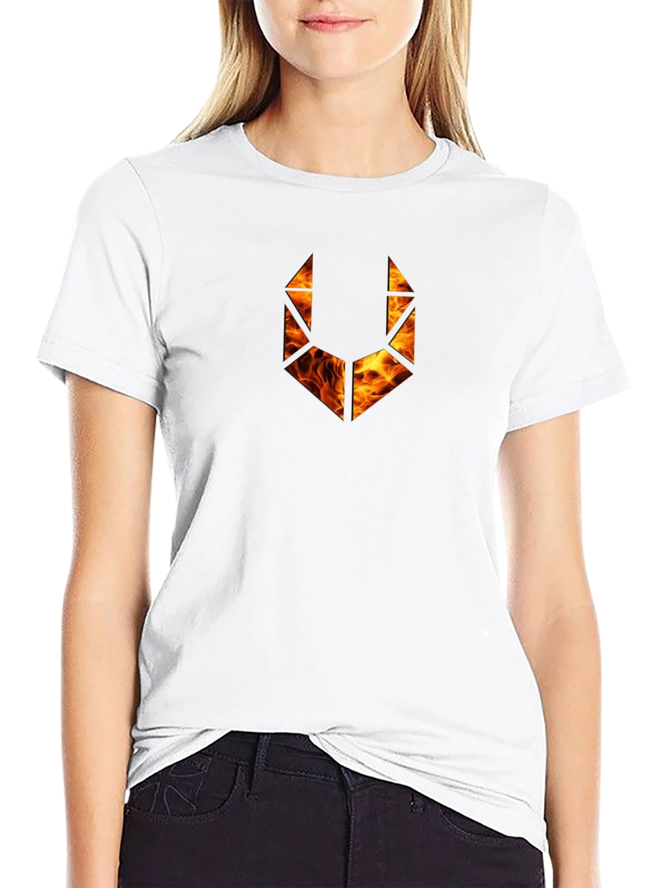 Fiery Logo Black T-Shirt