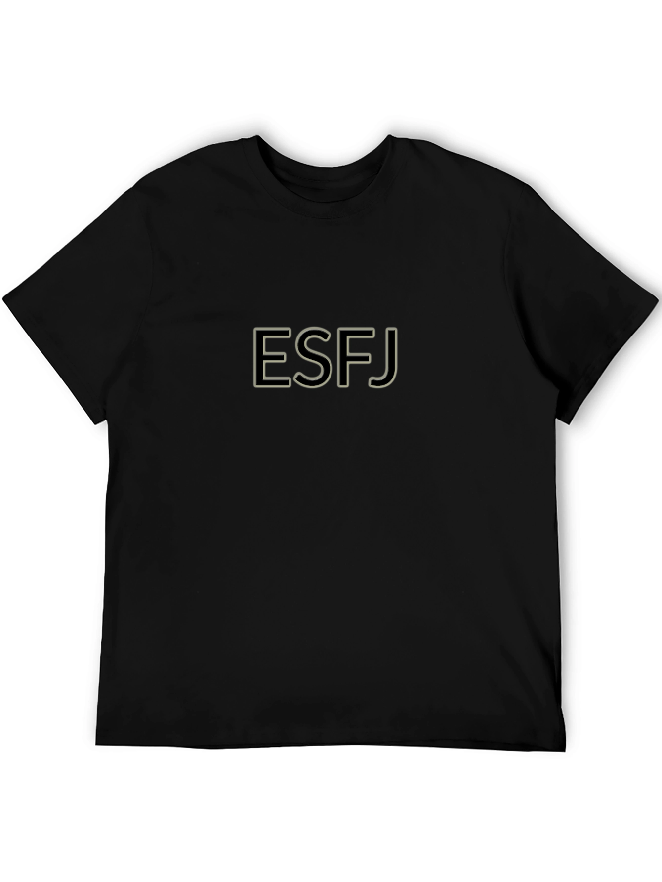 ESFJ Personality Type T-Shirt - Black Crew Neck
