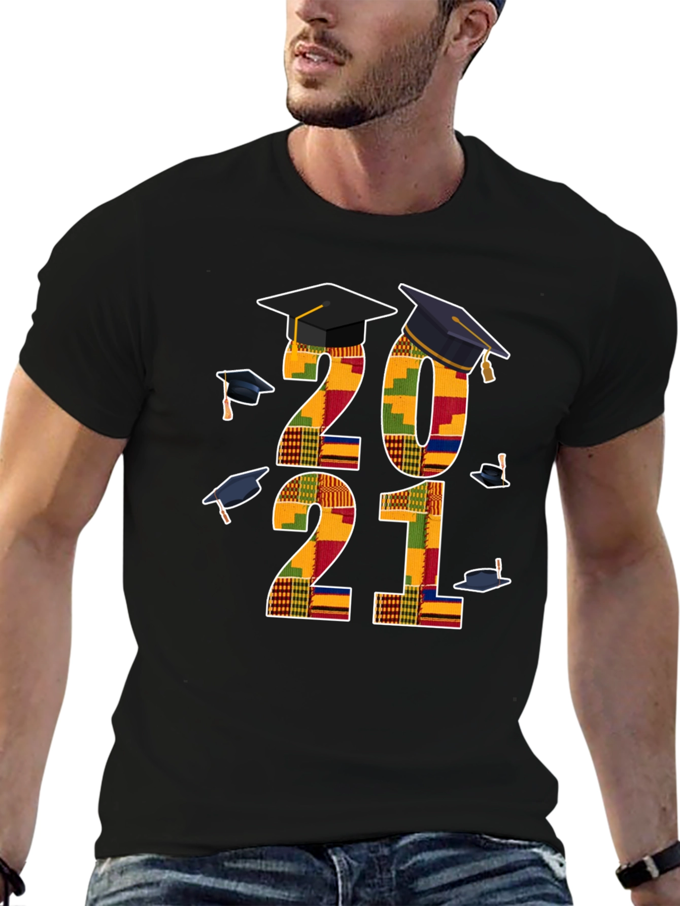 Graduation 2021 Kente Cloth T-Shirt