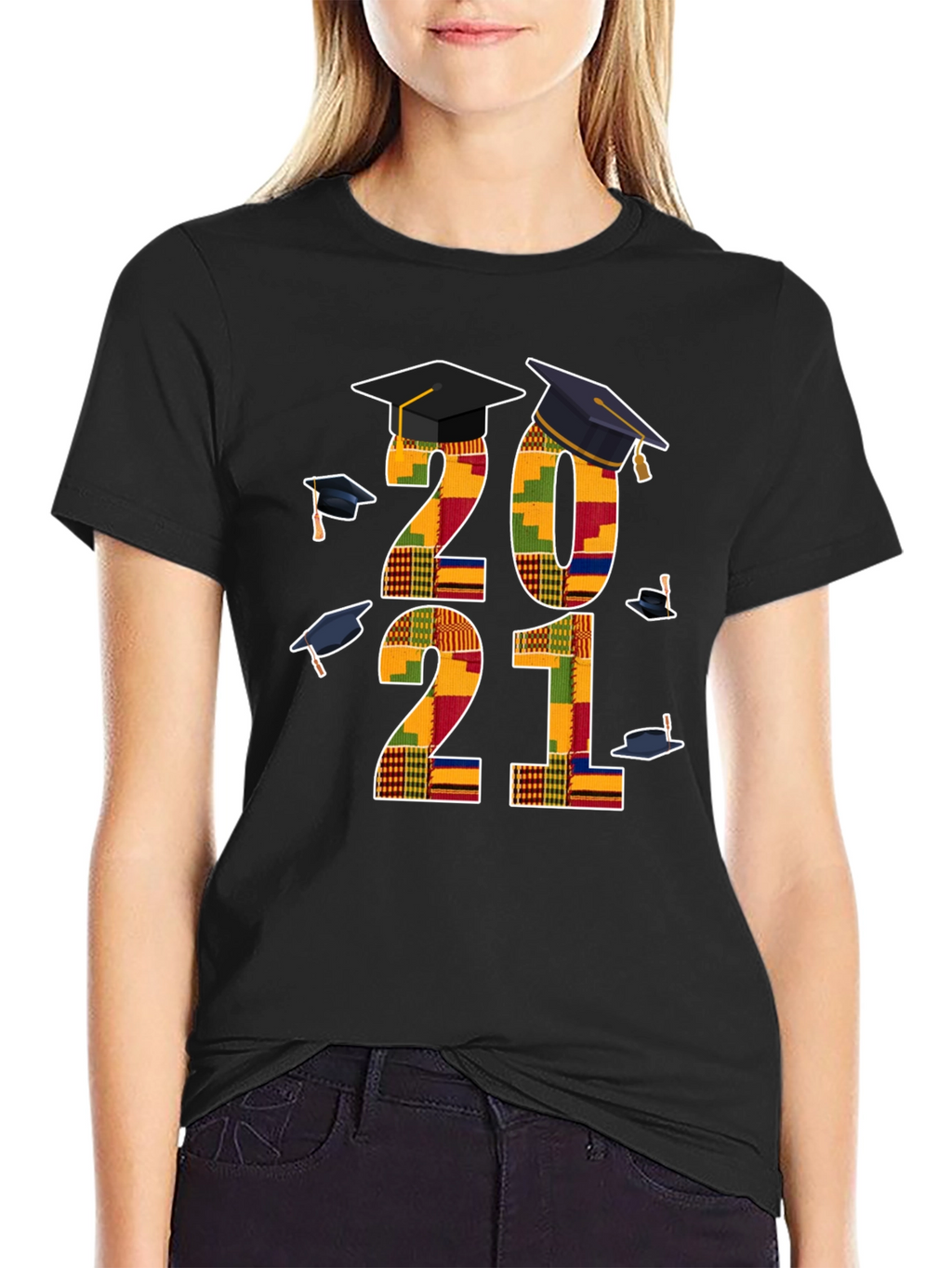 Graduation 2021 Kente Cloth T-Shirt
