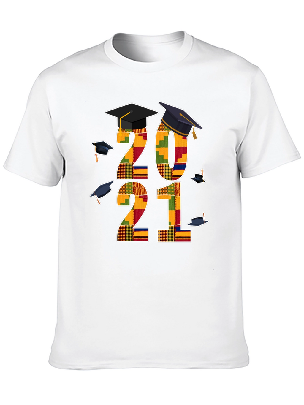 Graduation 2021 Kente Cloth T-Shirt