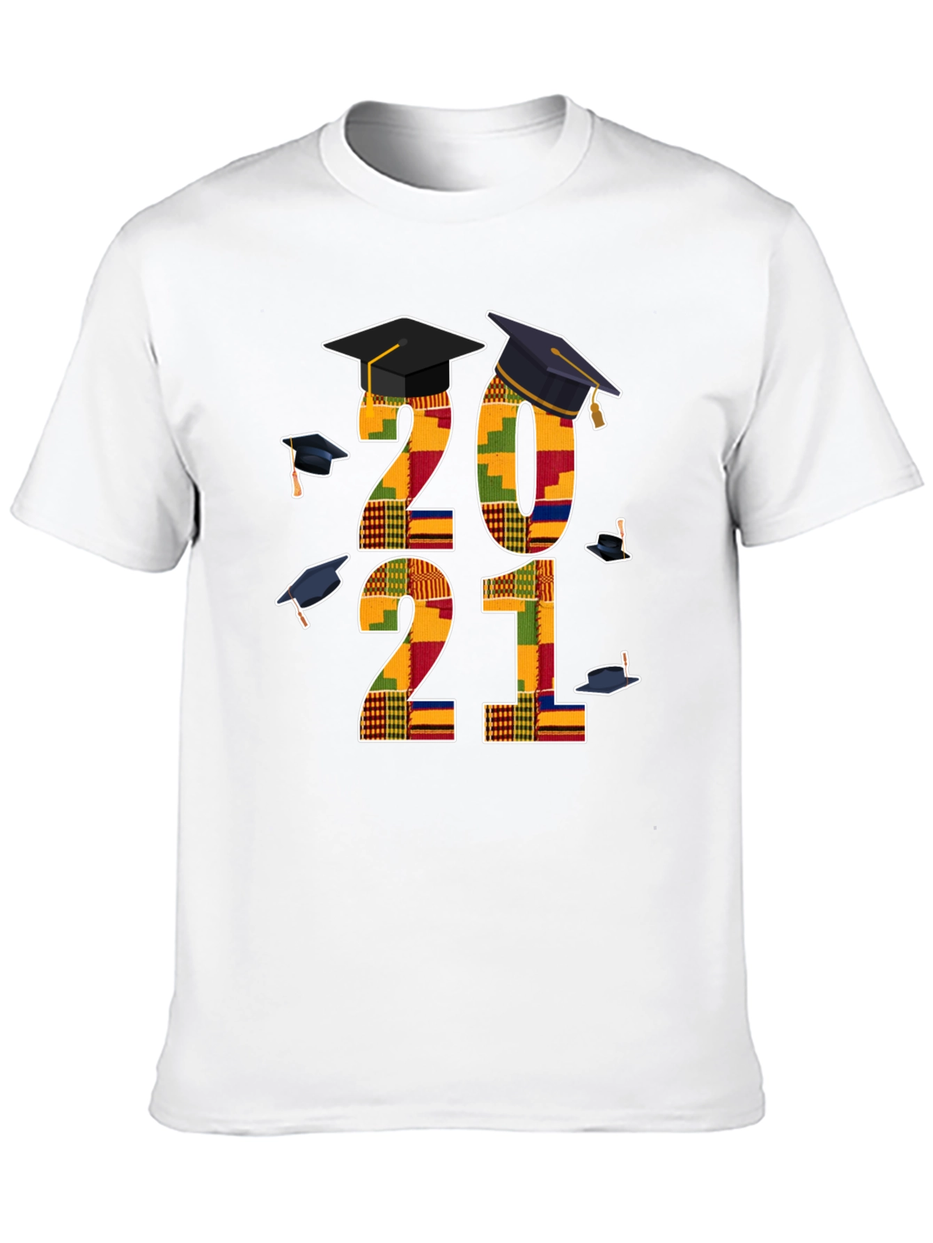 Graduation 2021 Kente Cloth T-Shirt