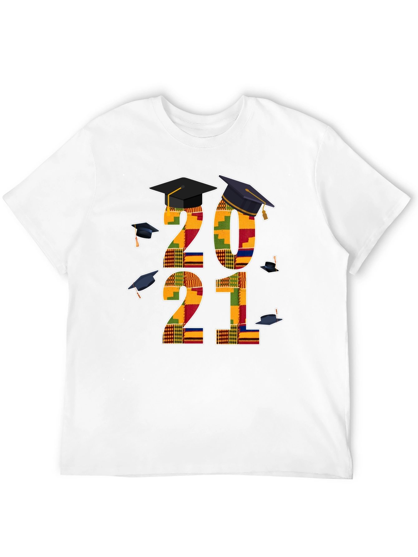 Graduation 2021 Kente Cloth T-Shirt