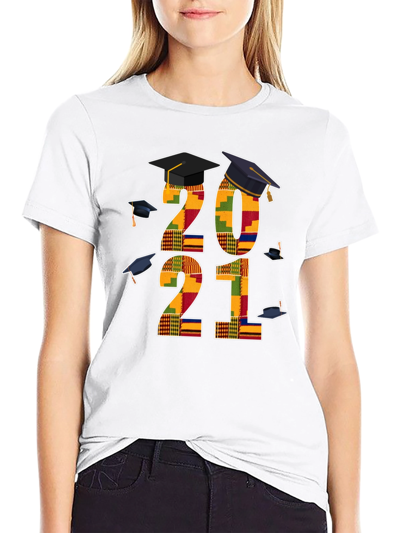 Graduation 2021 Kente Cloth T-Shirt