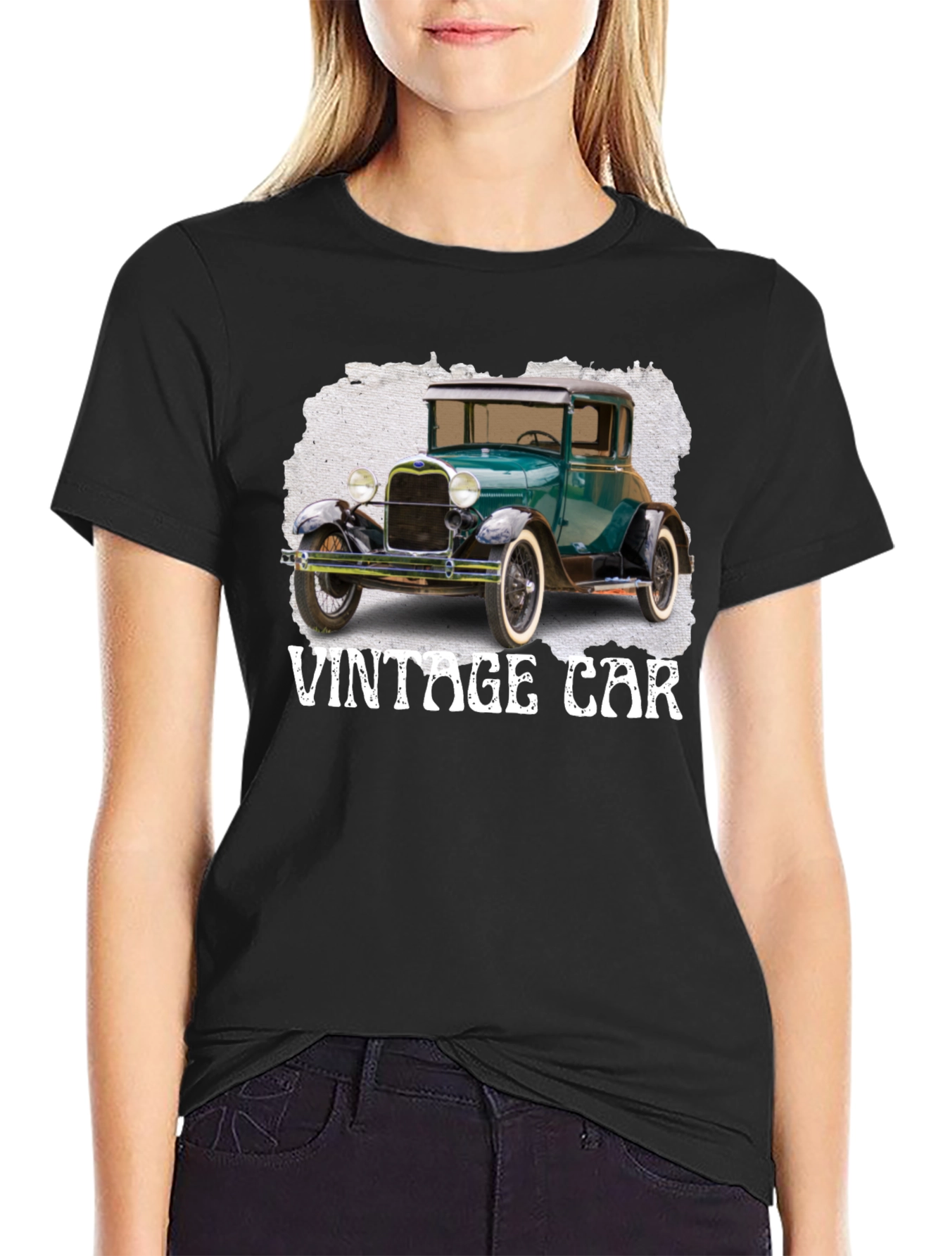 Vintage Car Graphic Tee - Classic Auto Enthusiast T-Shirt