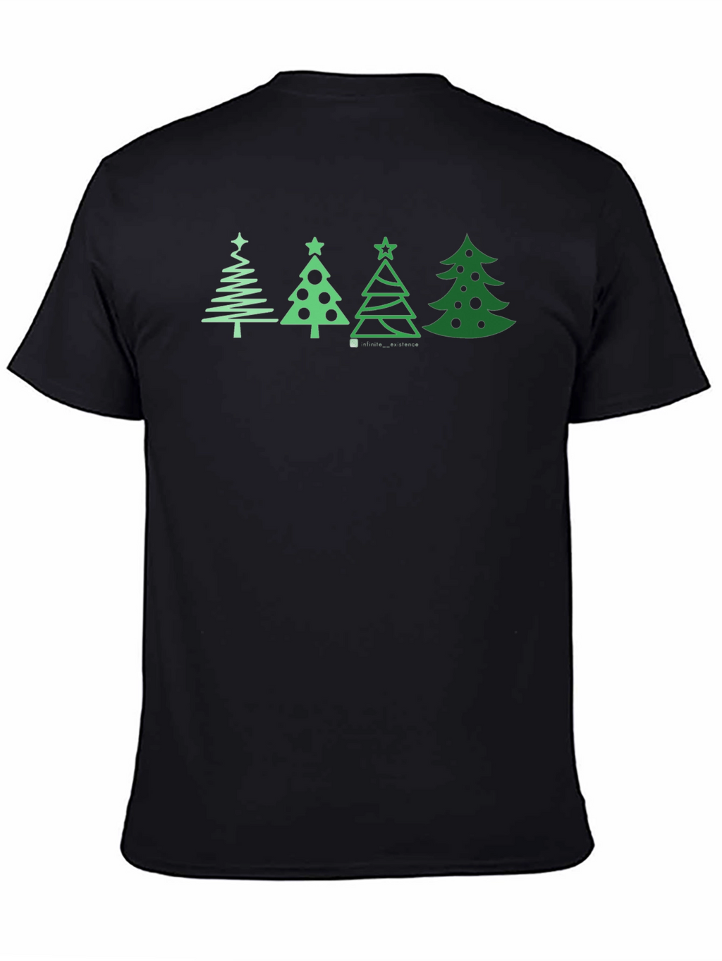 Festive Christmas Tree Graphic Tee - Holiday Apparel