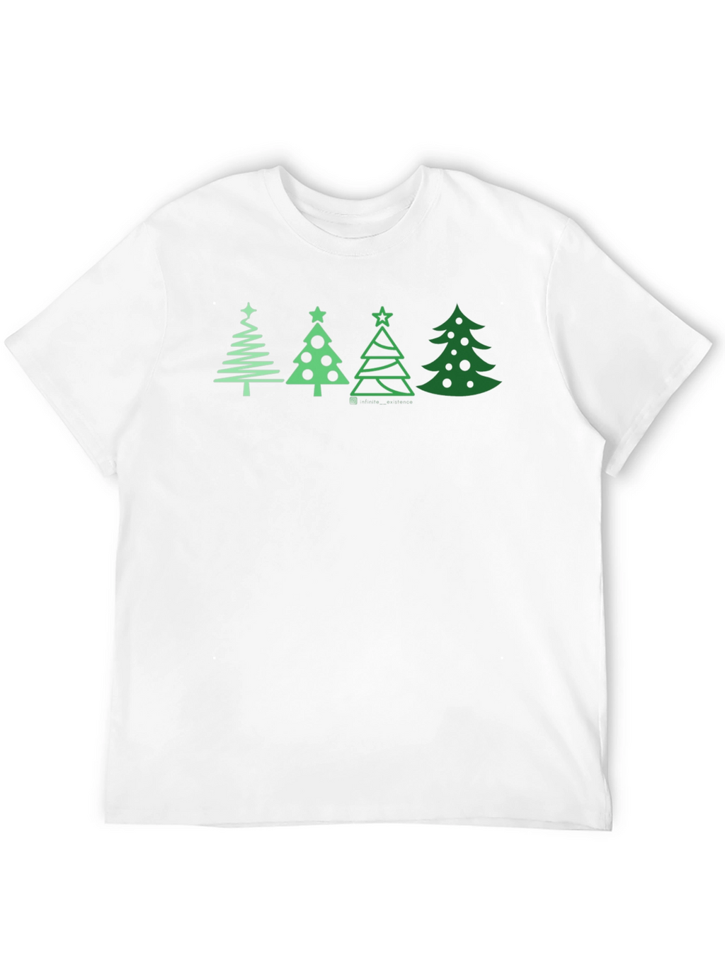 Festive Christmas Tree Graphic Tee - Holiday Apparel
