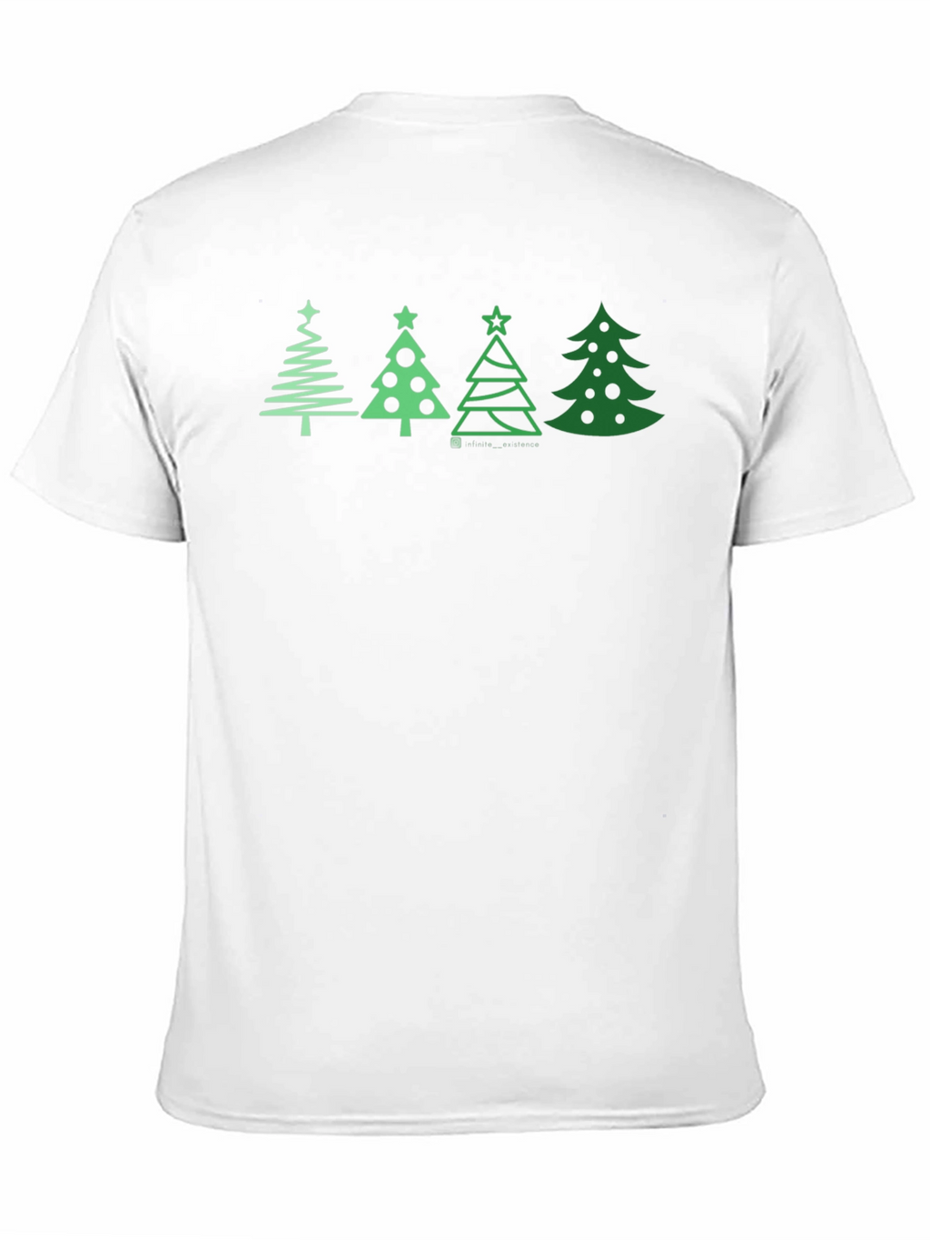 Festive Christmas Tree Graphic Tee - Holiday Apparel