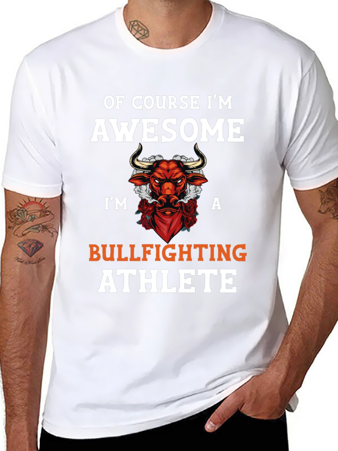 Awesome Bullfighting Athlete Graphic Tee