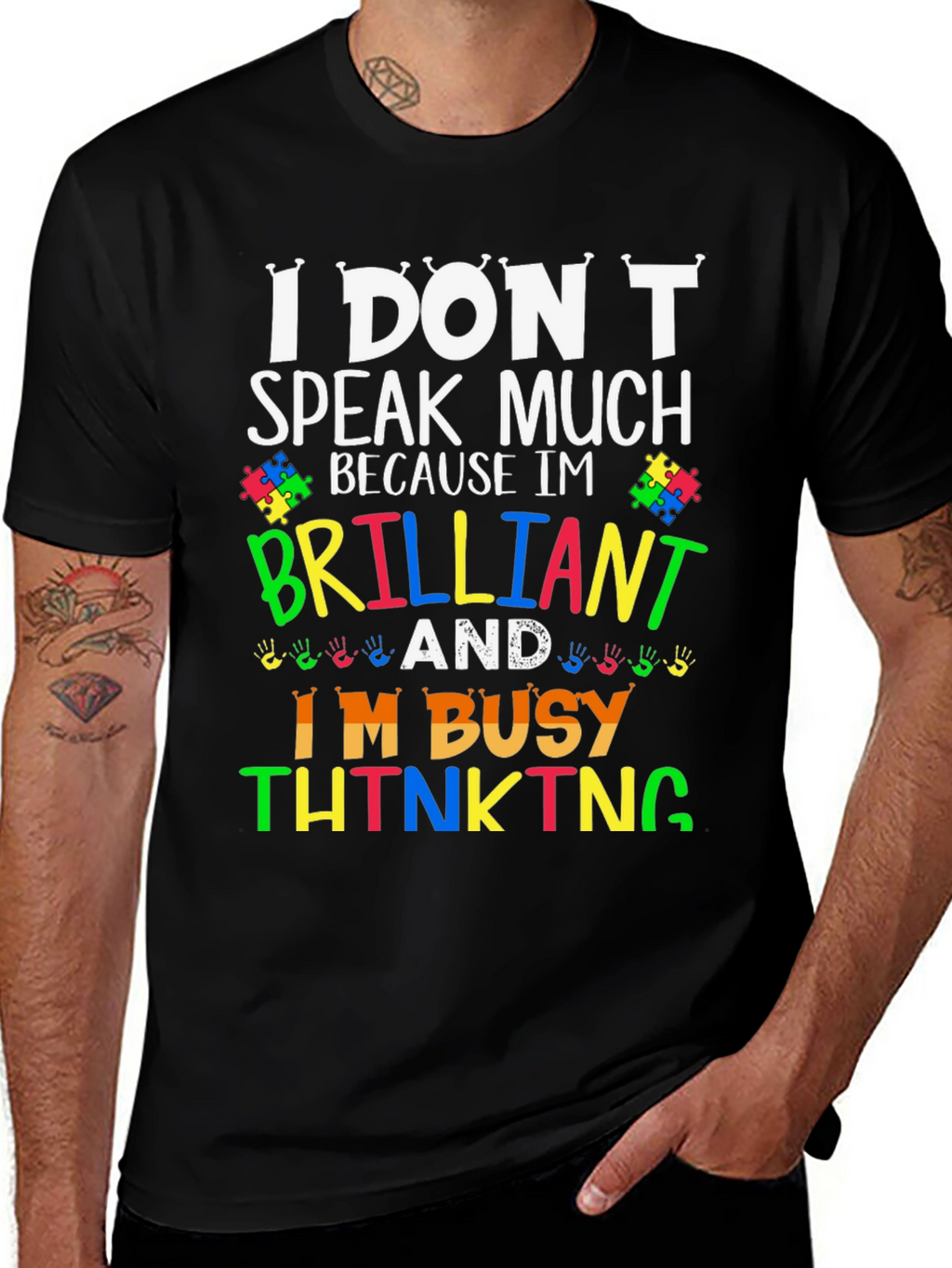 Brilliant Thinking Autism Awareness T-Shirt