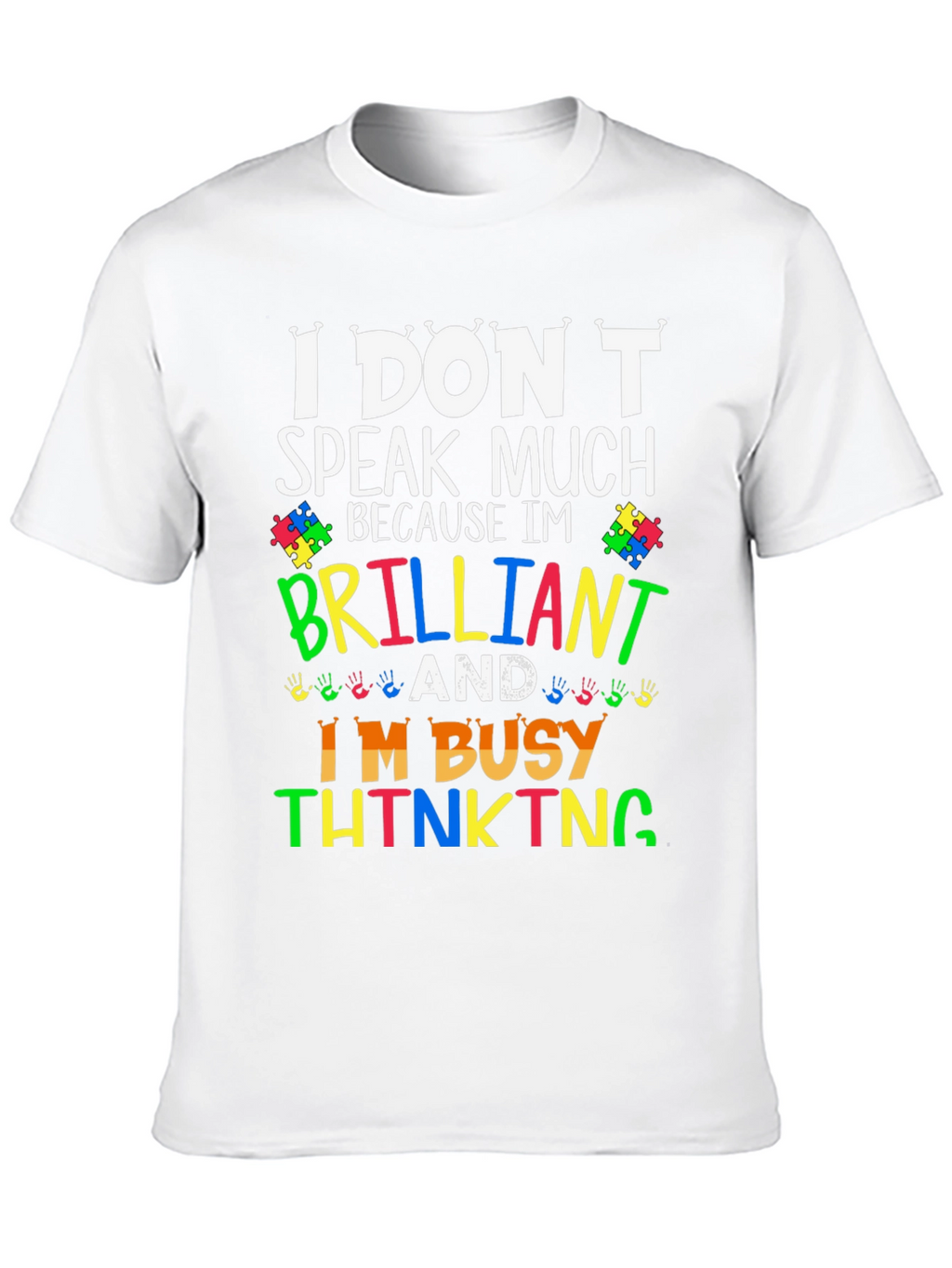 Brilliant Thinking Autism Awareness T-Shirt