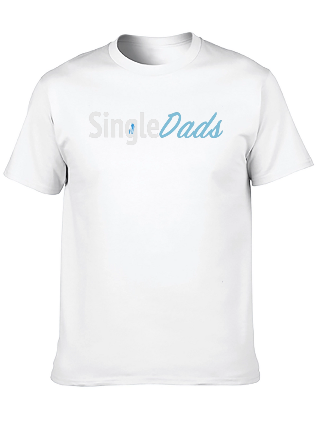 Single Dads Graphic Tee - Black Cotton T-Shirt