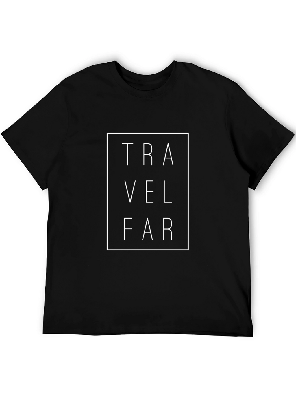 Travel Far Black Graphic Tee - Adventure Ready
