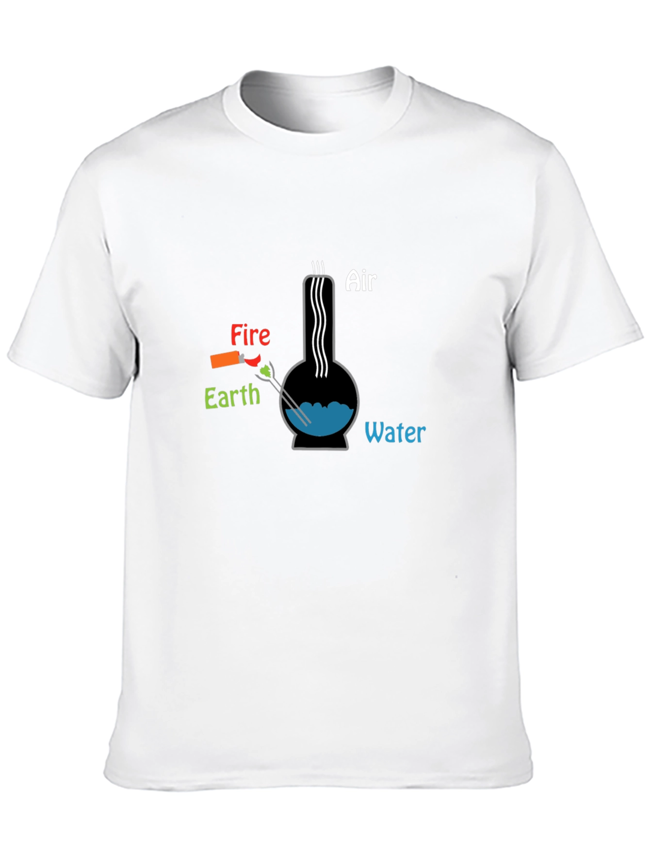 Elements Bong T-Shirt - Novelty Graphic Tee