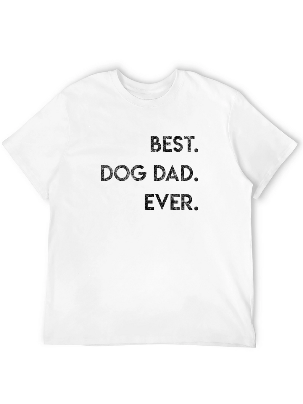 Best Dog Dad Ever Graphic Tee - Black