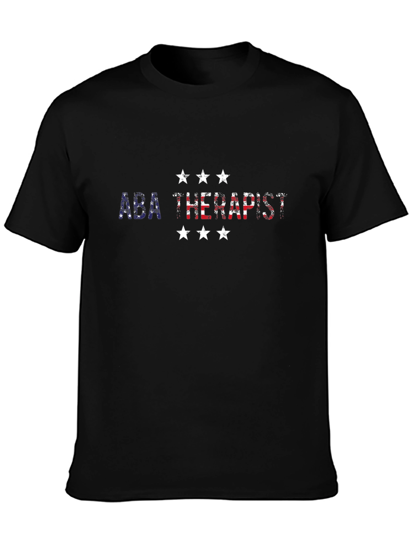 ABA Therapist USA Flag T-Shirt