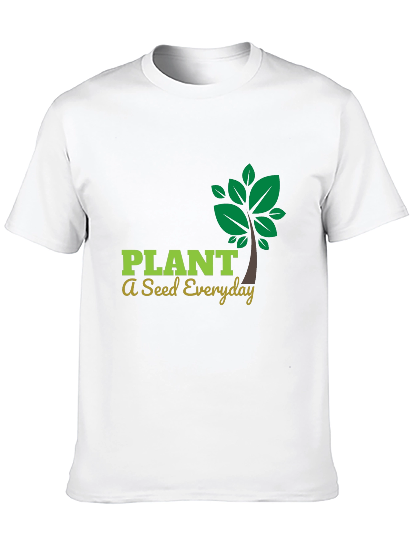 Plant a Seed Everyday Graphic Tee - Black