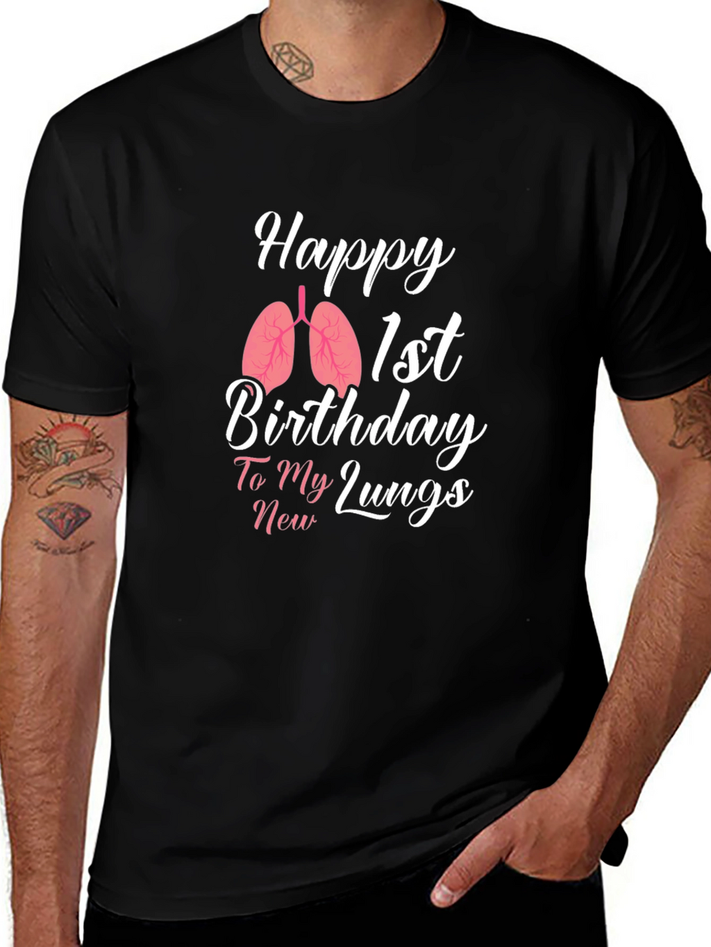 Happy 1st Birthday New Lungs T-Shirt