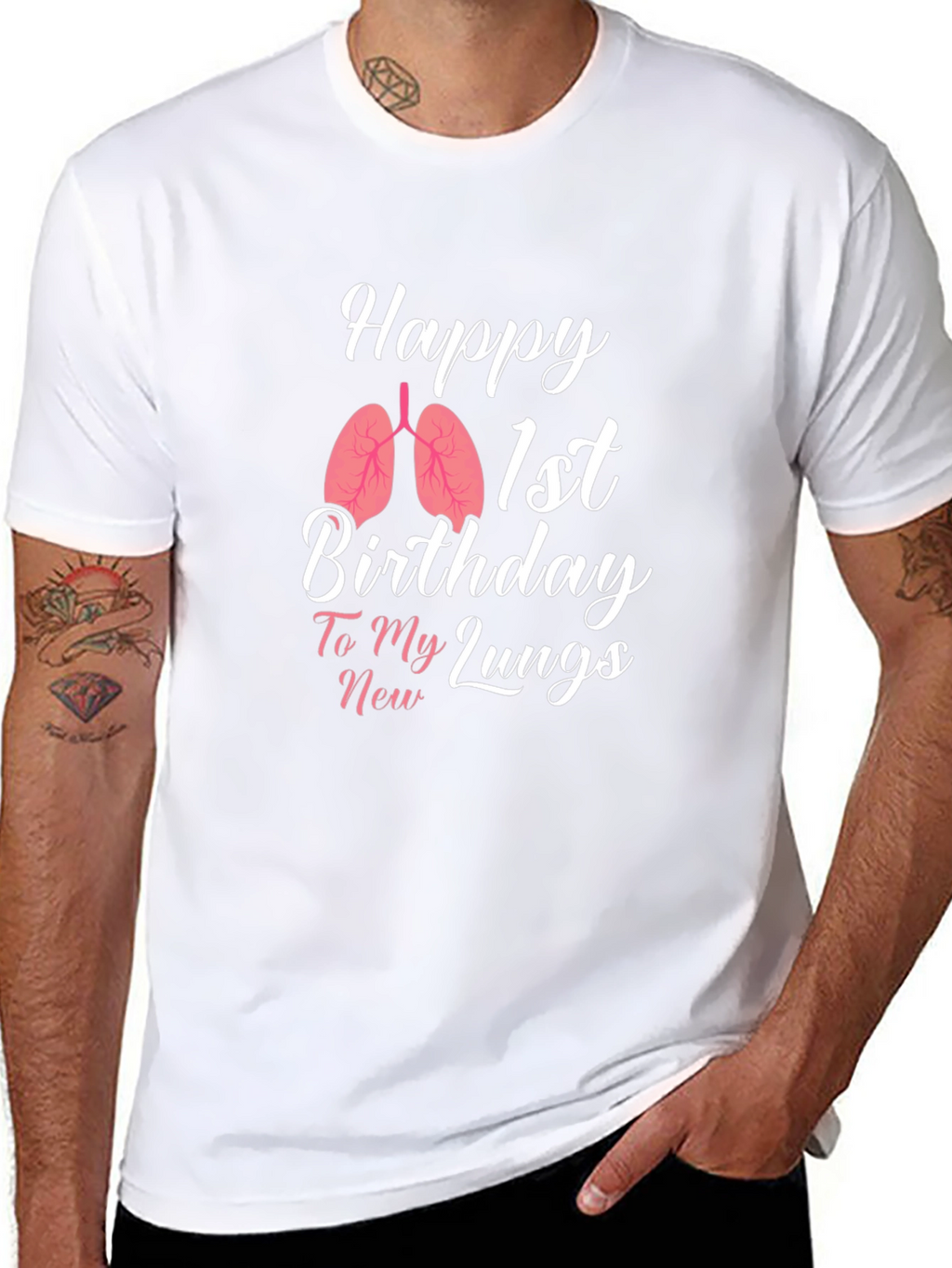 Happy 1st Birthday New Lungs T-Shirt