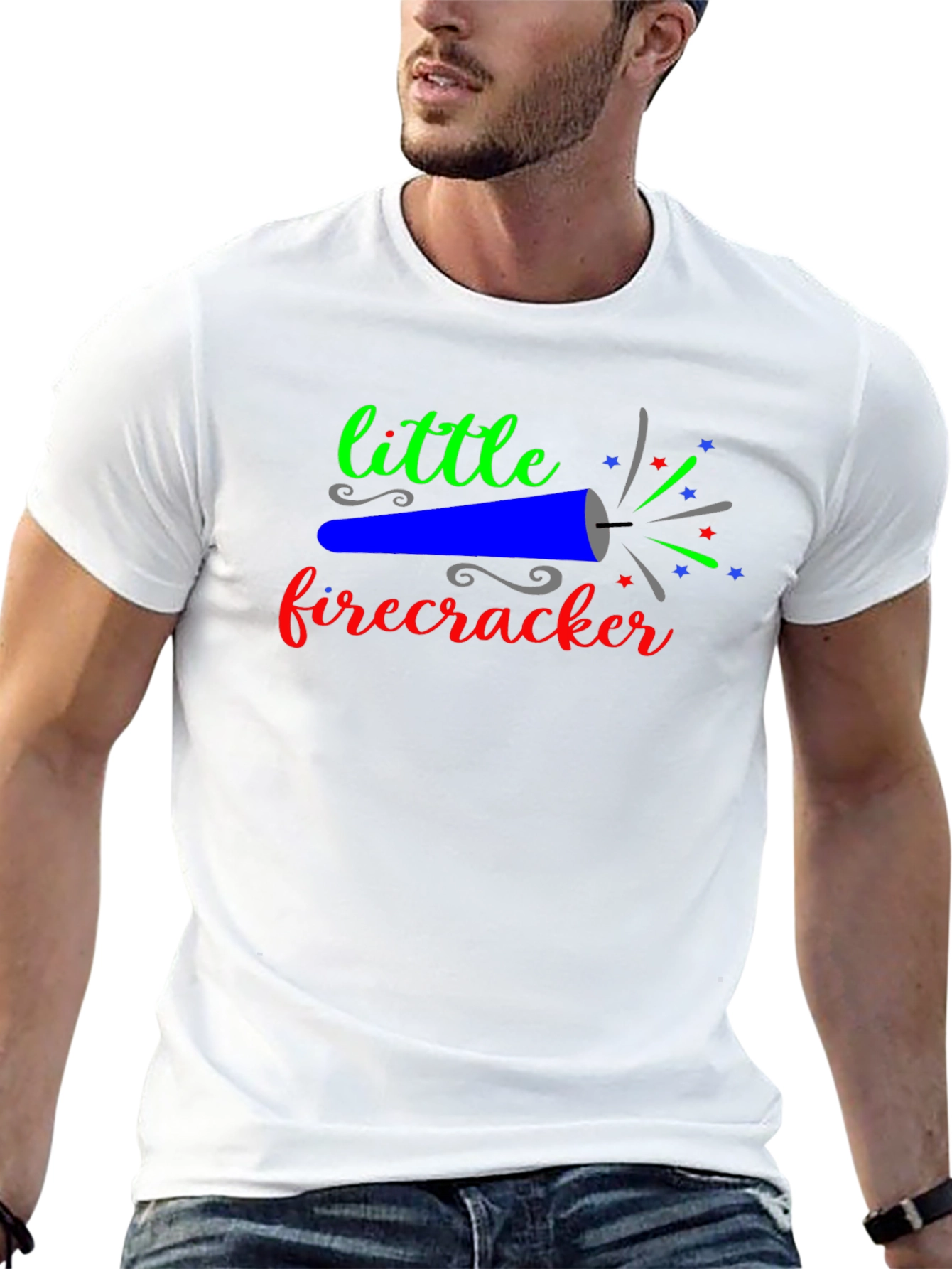 Little Firecracker Graphic Tee - Black