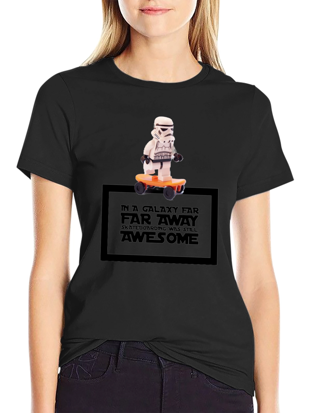 Star Wars Skateboard Stormtrooper T-Shirt