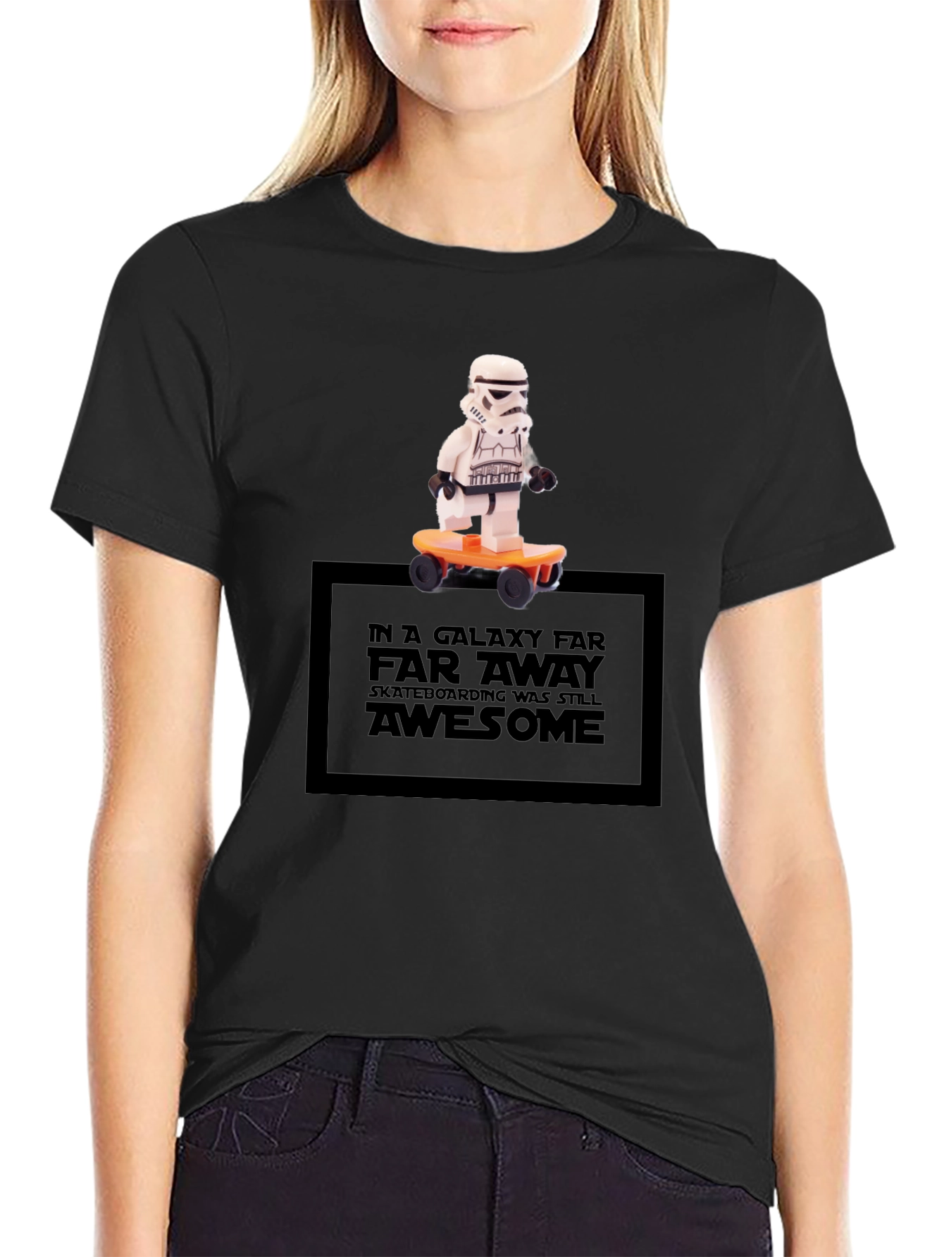 Star Wars Skateboard Stormtrooper T-Shirt