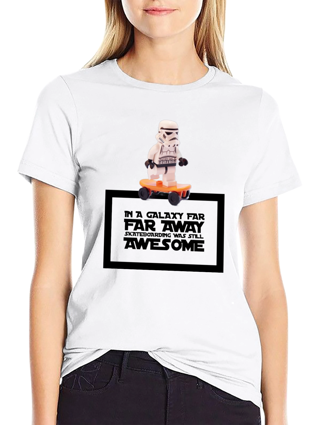 Star Wars Skateboard Stormtrooper T-Shirt