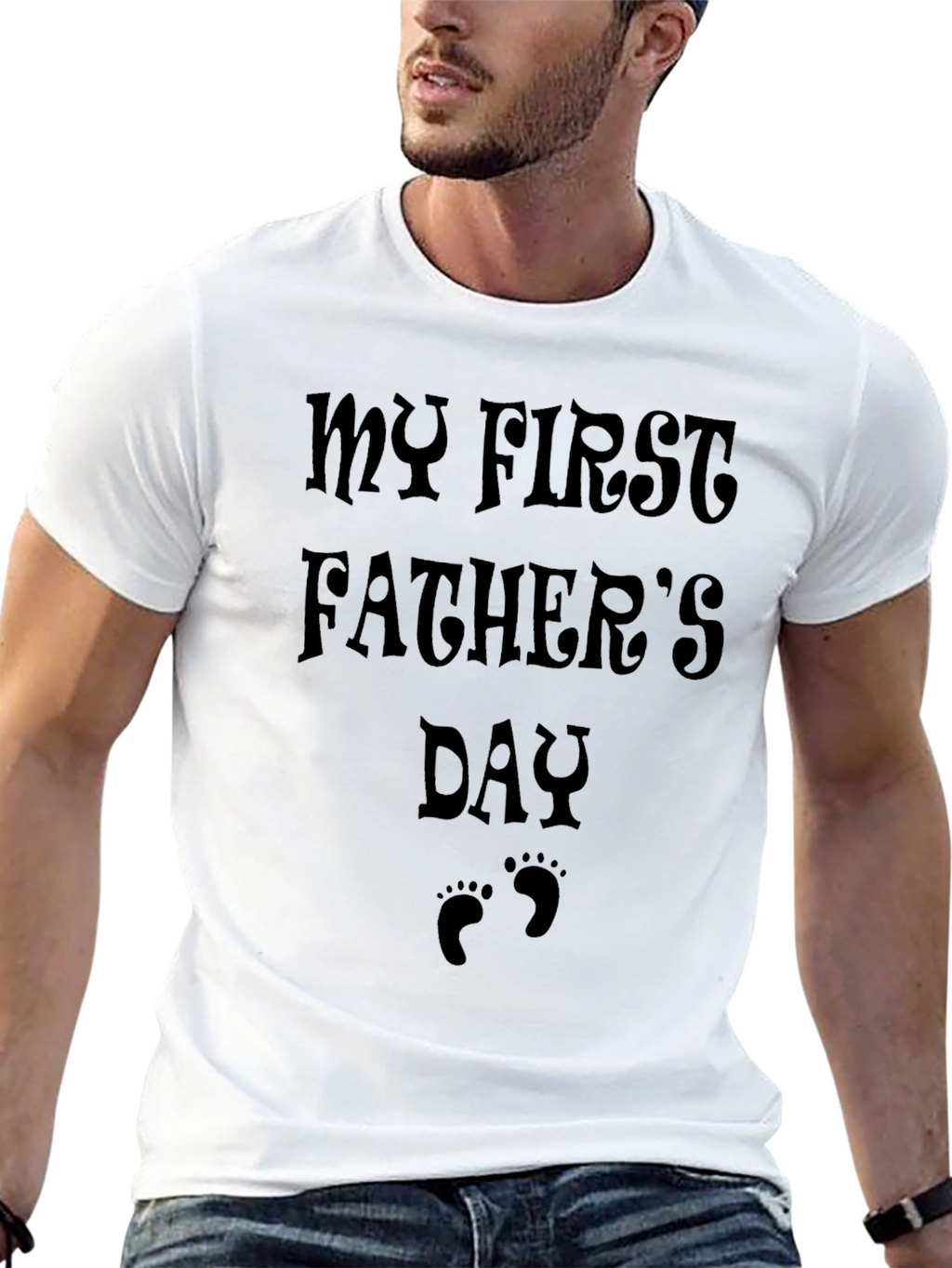 My First Fathers Day T-Shirt - New Dad Gift
