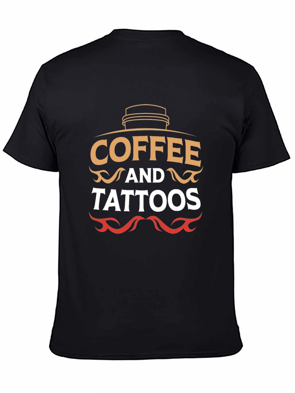 Coffee & Tattoos Graphic Tee - Black