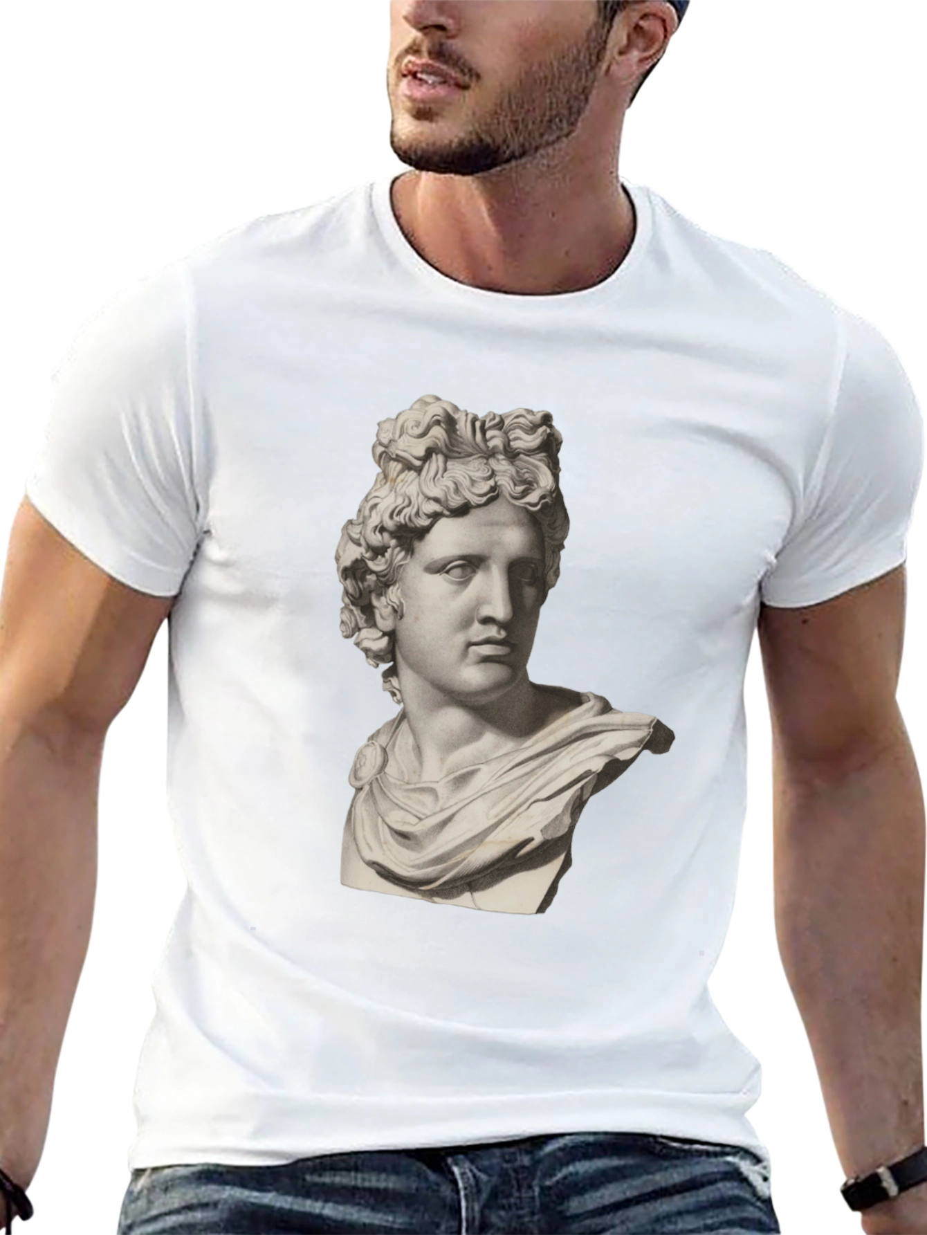Apollo Bust Black T-Shirt