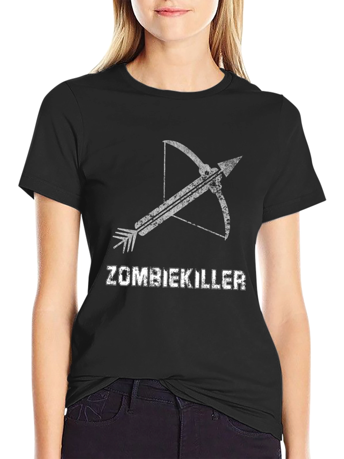 Zombie Killer Crossbow T-Shirt - Black