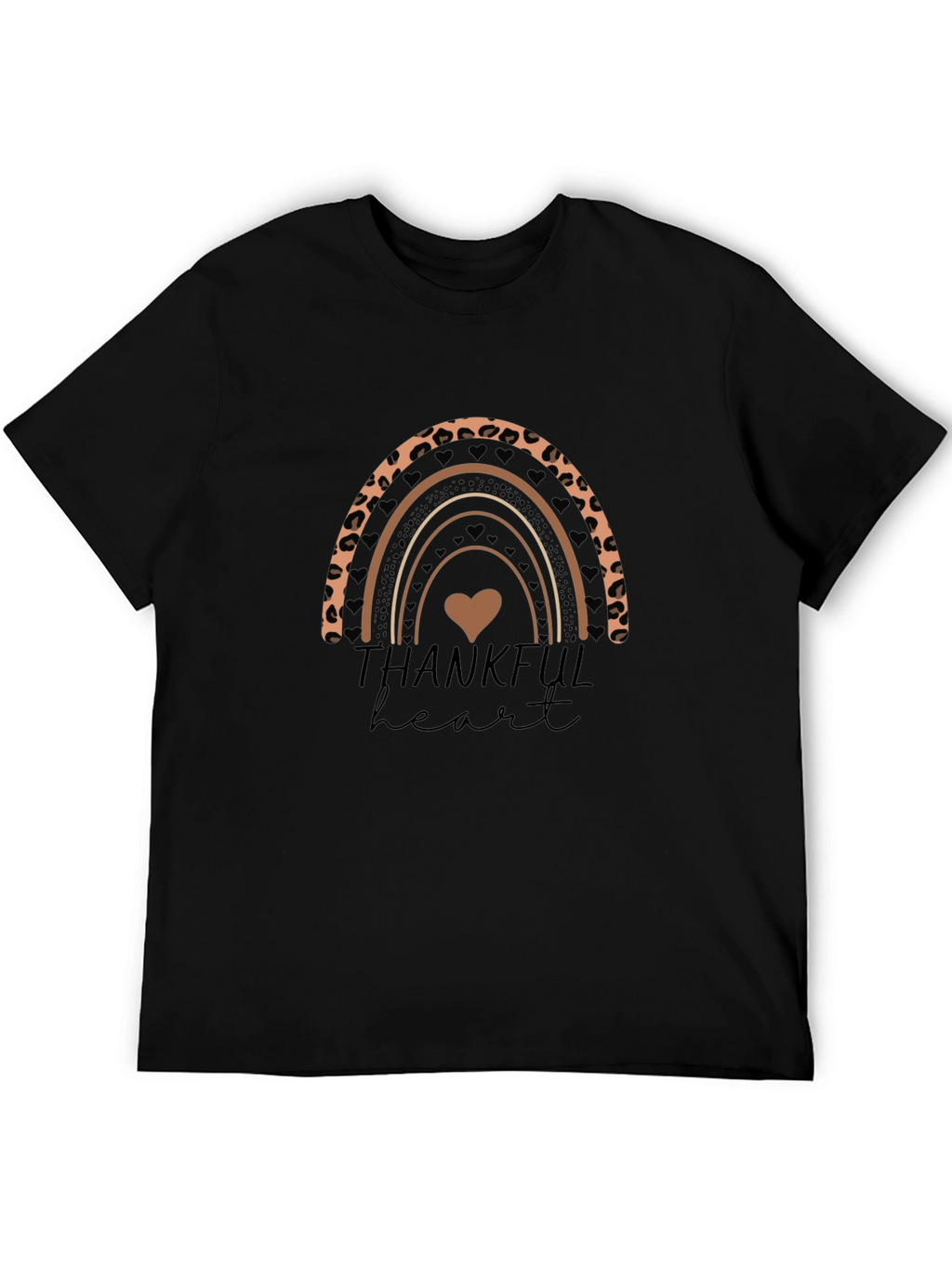 Thankful Heart Rainbow Graphic Tee
