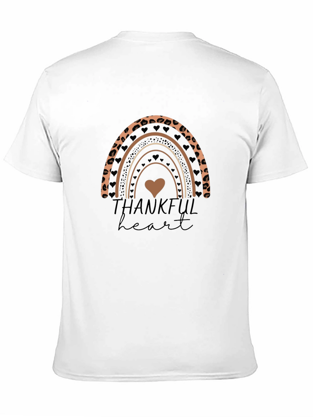 Thankful Heart Rainbow Graphic Tee