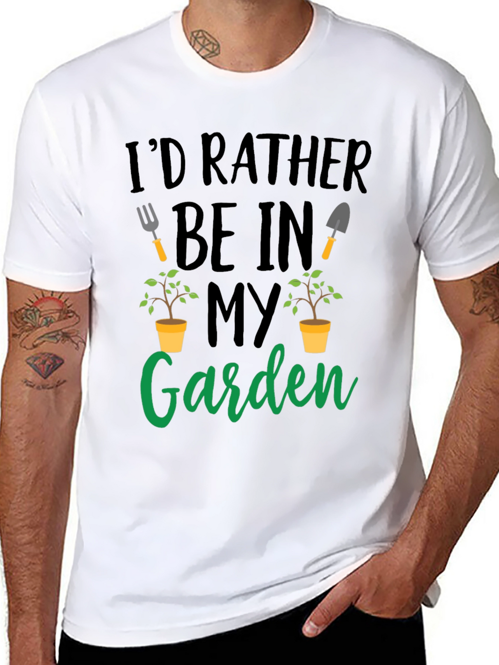 Id Rather Be In My Garden T-Shirt