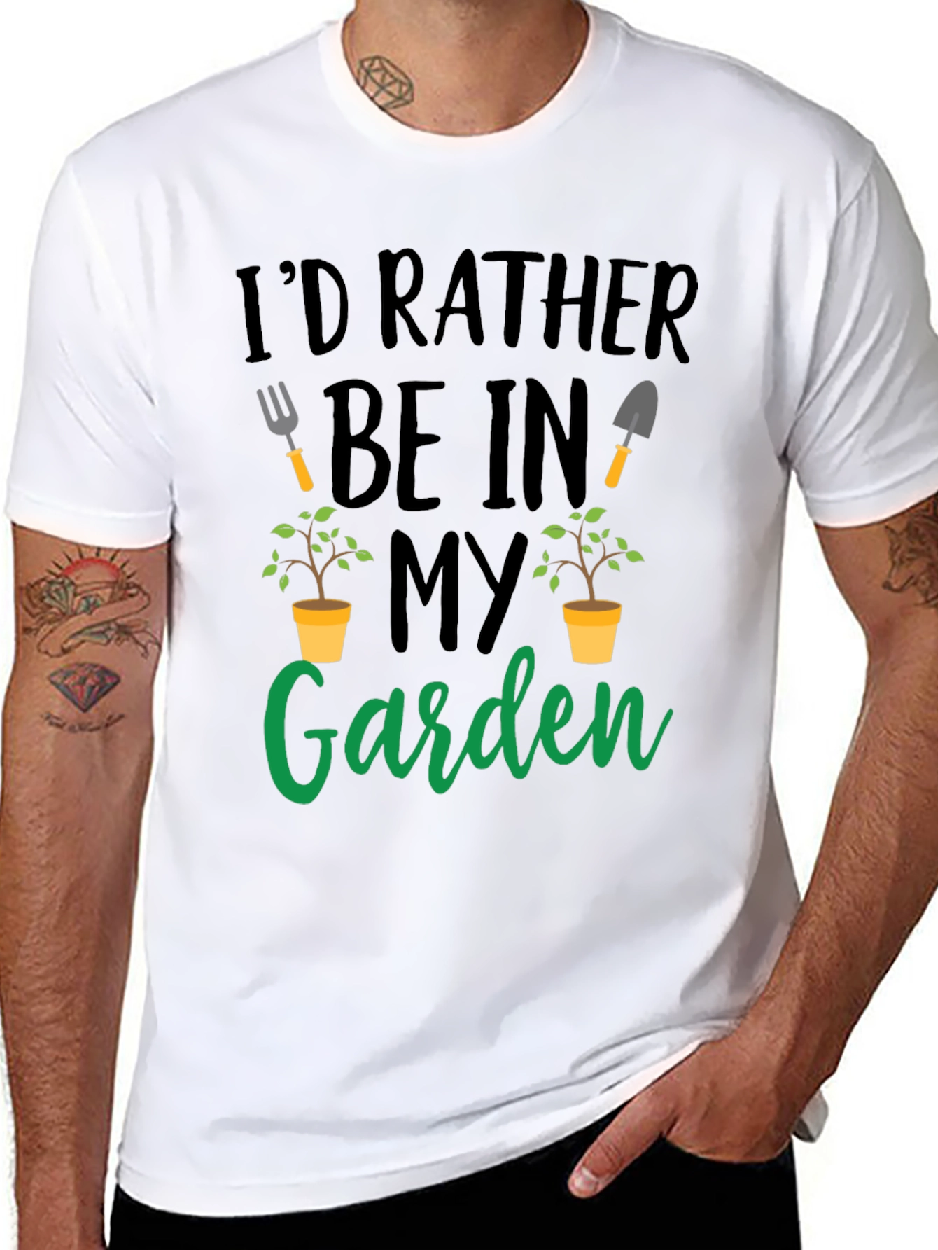 Id Rather Be In My Garden T-Shirt