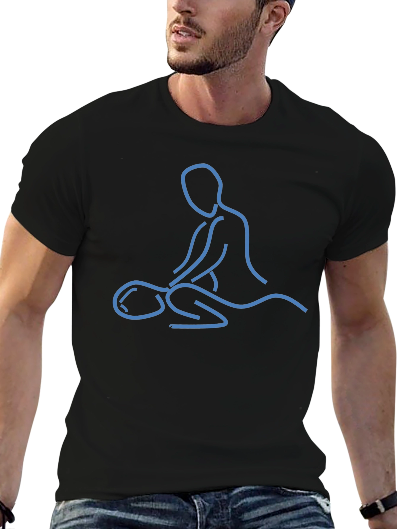 Relaxing Massage Graphic Tee - Unisex Soft Cotton